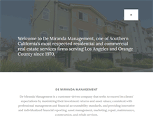 Tablet Screenshot of demiranda.com